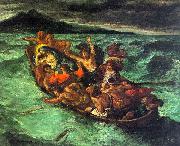 Eugene Delacroix Christ on the Lake of Gennesaret